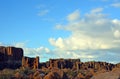 Basalt columns at Bombo headland quarry, NSW