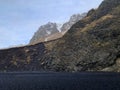 Basalt Columns created when lava hardens