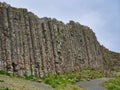Basalt columns at Giants Causeway on the Antrim Coast, Northern Ireland, UK Royalty Free Stock Photo