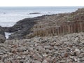 Basalt Columns Giants Causeway Royalty Free Stock Photo