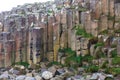 Basalt columns of Giants Causeway Royalty Free Stock Photo