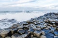 Basalt columns of Giants Causeway Royalty Free Stock Photo