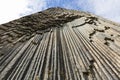 Basalt columns known as Symphony of the Stones, in the Valley of Garni, Armenia. Royalty Free Stock Photo