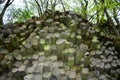 Basalt columns - Prism wall in Bavaria, Germany