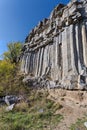 Racos basalt columns Royalty Free Stock Photo