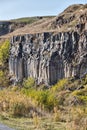 Racos basalt columns Royalty Free Stock Photo