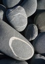 Basalt pebbles Royalty Free Stock Photo