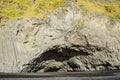 Basalt Rock column cave Iceland Royalty Free Stock Photo