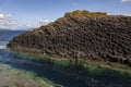 Basalt rock formation - Staffa - Scotland Royalty Free Stock Photo