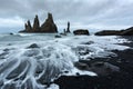 Basalt rock formations `Troll toes` Royalty Free Stock Photo