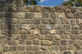 Basalt stone brick traditional wall