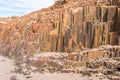 Basalt, volcanic rocks known as the Organ Pipes, Twyfelfontein in Damaraland, Namibia.