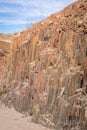 Basalt, volcanic rocks known as the Organ Pipes, Twyfelfontein in Damaraland, Namibia.
