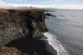 Basaltic bird cliffs Royalty Free Stock Photo