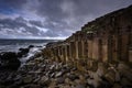 Basaltic formation at the giant causeway