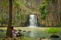 Basaltic Prisms of Santa Maria Regla. Mexico Royalty Free Stock Photo