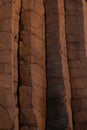 Basaltic wall Royalty Free Stock Photo