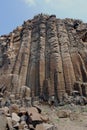 Basaltic wall Royalty Free Stock Photo