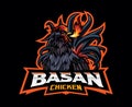 Basan Chicken Mascot Logo Design
