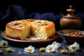 Basbousa Revani, mediterranean food life style Authentic living