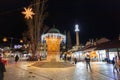 Bascarsija is Sarajevo\'s old bazaar and the historical center of the city, Bosnia and Herzegovina Royalty Free Stock Photo