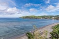 Basco port and beach in Batanes Royalty Free Stock Photo