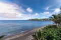 Basco port and beach in Batanes Royalty Free Stock Photo