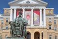 Bascom Hall on the campus of the University of Wisconsin-Madison Royalty Free Stock Photo