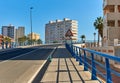 Bascule bridge of La Manga. Spain