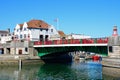 Bascule bridge, Weymouth. Royalty Free Stock Photo