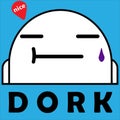 A dork abstract logo art Royalty Free Stock Photo