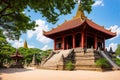 The base of the Ayuttaya public temple is a historical one.