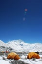 Base Camp of Mount Everest Royalty Free Stock Photo