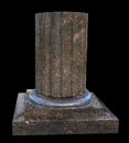 Base of the granite column isolated