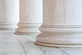 Base of Ionic Columns in Washington DC Royalty Free Stock Photo