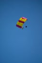 A BASE jumpers in jumps off from KL Tower.