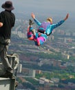 Base-jumping Royalty Free Stock Photo