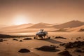 base on Mars, first colonization, martian colony in desert