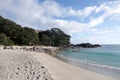 Mount Maunganui beach in Tauranga, New Zealand Royalty Free Stock Photo