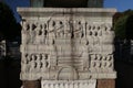 Base of the Obelisk of Theodosius in Istanbul Royalty Free Stock Photo