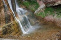Base of Salino Waterfall Royalty Free Stock Photo