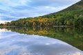 Base of Sharp Top Mountain in Virginia at Abbott Lake Royalty Free Stock Photo