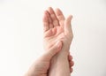 Base of thumb soreness