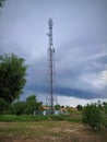 Base Transceiver Station tower in Indonesia