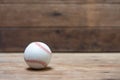 Baseball on Abstract background and red stitching baseball. White baseball with red thread.Baseball is a national sport of Japan. Royalty Free Stock Photo