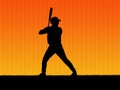 Baseball background Royalty Free Stock Photo