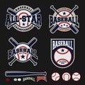 Baseball badge logo design For logos