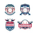 Baseball badge set