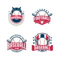 Baseball badge set