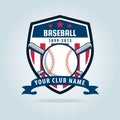 Baseball badge sport logo